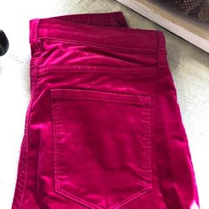 NWT skinny velveteen jeans